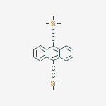Structure of Anthracene, 9,10-bis[2-(trimethylsilyl)ethynyl]-