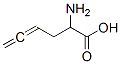Structure of 2-amino-4,5-hexadienoic acid