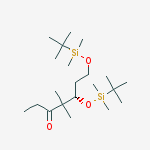 (5S)-5,7-BIS-[(TERT-BUTYLDIMETHYLSILYL)OXY]-4,4-DIMETHYLHEPTAN-3-ONE结构式