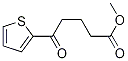 Structure of 2-Thiophenepentanoic acid, d-oxo-, Methyl ester