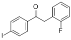 Structure of 2-(2-FLUOROPHENYL)-4-IODOACETOPHENONE