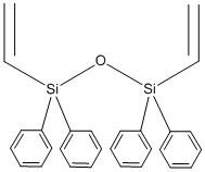 Structure of DIVINYLTETRAPHENYLDISILOXANE
