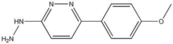 3-(p-Anisyl)-6-hydrazinopyridazine结构式