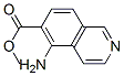 Structure of 6-Isoquinolinecarboxylicacid, 5-amino-, methyl ester