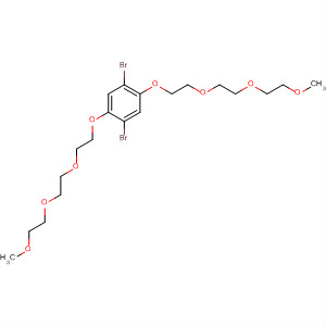 Structure of Benzene, 1,4-dibromo-2,5-bis[2-[2-(2-methoxyethoxy)ethoxy]ethoxy]-