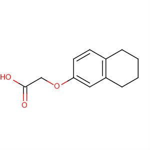 Structure of Acetic acid, [(5,6,7,8-tetrahydro-2-naphthalenyl)oxy]-