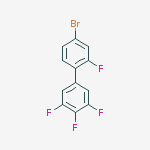 Chemical structure of 4-bromo-2,3',4',5'-tetrafluoro-1,1'-biphenyl