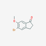 Structure of 5-Bromo-6-methoxy-indan-1-one