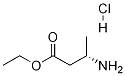 Structure of Butanoic acid, 3-aMino-, ethyl ester, hydrochloride, (3S)-