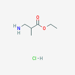 Structure of 3-AMINO-2-METHYL-PROPIONIC ACID ETHYL ESTER