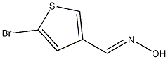 Structure of (E)-5-bromothiophene-3-carbaldehyde oxime