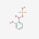Structure of [hydroxy(dimethyl)silyl] 2-hydroxybenzoate
