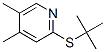 Structure of 2-tert-Butylthio-4,5-dimethylpyridine