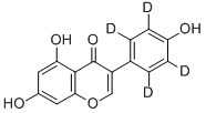 Genistein-2,3,5,6-d4 (Major)结构式