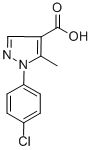 Structure of 1-(4-CHLOROPHENYL)-5-METHYL-1H-PYRAZOLE-4-CARBOXYLIC ACID