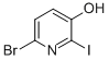 Structure of 3-PYRIDINOL, 6-BROMO-2-IODO-
