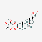 Structure of 3β-[(3-O-Methyl-6-deoxy-β-D-galactopyranosyl)oxy]-14-hydroxy-5β-card-20(22)-enolide