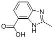 Structure of 1H-Benzimidazole-7-carboxylicacid, 2-methyl-