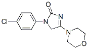1-(4-chlorophenyl)-4-morpholin-4-yl-5H-imidazol-2-one结构式