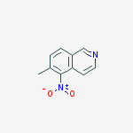 Structure of 6-Methyl-5-nitroisoquinol...