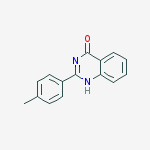 4(1H)-Quinazolinone, 2-(4-methylphenyl)-结构式