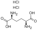 (5S,2S)-2,5-Diaminoadipic acid 2HCl结构式