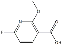 Structure of 6-Fluoro-2-Methoxy-nicotinic acid