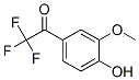 ETHANONE,2,2,2-TRIFLUORO-1-(4-HYDROXY-3-METHOXYPHENYL)-结构式