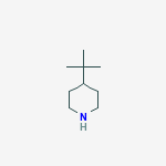 Structure of 4-(1,1-Dimethylethyl)piperidine