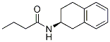 Structure of Butanamide, N-(1,2,3,4-tetrahydro-2-naphthalenyl)-, (S)-