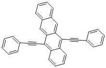 Structure of 5 12-BIS(PHENYLETHYNYL)NAPHTHACENE TEC&