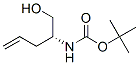 Structure of Carbamic acid, [(1R)-1-(hydroxymethyl)-3-butenyl]-, 1,1-dimethylethyl ester