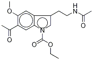 Structure of 6-Acetyl-N-caboxylate Melatonin Ethyl Ester