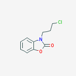 2(3H)-Benzoxazolone, 3-(3-chloropropyl)-结构式