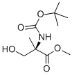 Structure of N-BOC-ALPHA-METHYL-D-SERINE METHYL ESTER