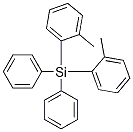 Structure of Bis(2-methylphenyl)diphenylsilane