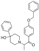 Structure of 1-(4-BENZYLOXYPHENYL)-2-(4-HYDROXY-4-PHENYL-1-PIPERIDYL)PROPAN-1-ONE