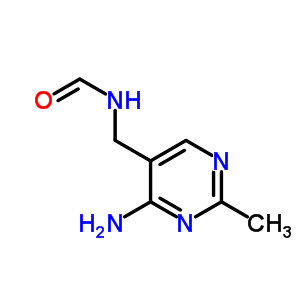 Structure of 4-AMINO-5-(FORMAMIDOMETHYL)-2-METHYLPYRIMIDINE