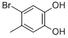 1,2-Benzenediol,4-bromo-5-methyl-结构式