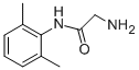 2-氨基-N-(2,6-二甲基苯基)乙酰胺结构式
