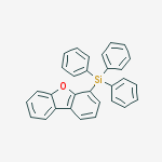 4-(TRIPHENYLSILYL)DIBENZOFURAN结构式
