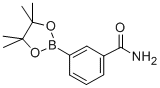 Structure of 3-AMINOCARBONYLPHENYLBORONIC ACID, PINACOL ESTER