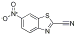 Structure of 2-Benzothiazolecarbonitrile,6-nitro-