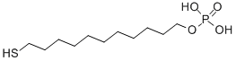 Structure of 11-MERCAPTOUNDECYLPHOSPHORIC ACID, 99