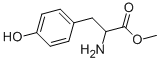 Structure of 2-AMINO-3-(4-HYDROXY-PHENYL)-PROPIONIC ACID METHYL ESTER