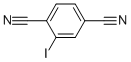 2-IODO-TEREPHTHALONITRILE结构式