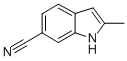 Structure of Indole-6-carbonitrile,2-methyl-