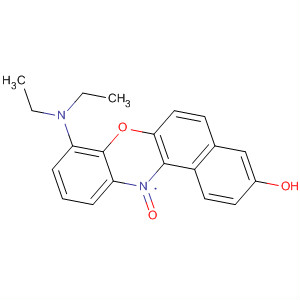 Structure of 5H-Benzo[a]phenoxazin-5-one, 9-(diethylamino)-2-hydroxy-