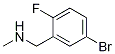 Structure of 1-(5-BroMo-2-fluorophenyl)-N-MethylMethanaMine