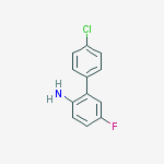 4'-Chloro-5-fluoro-1,1'-biphenyl-2-amine结构式
